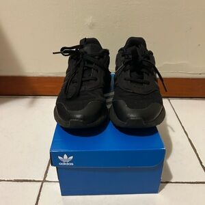Adidas Kids Black Athletic Sneakers